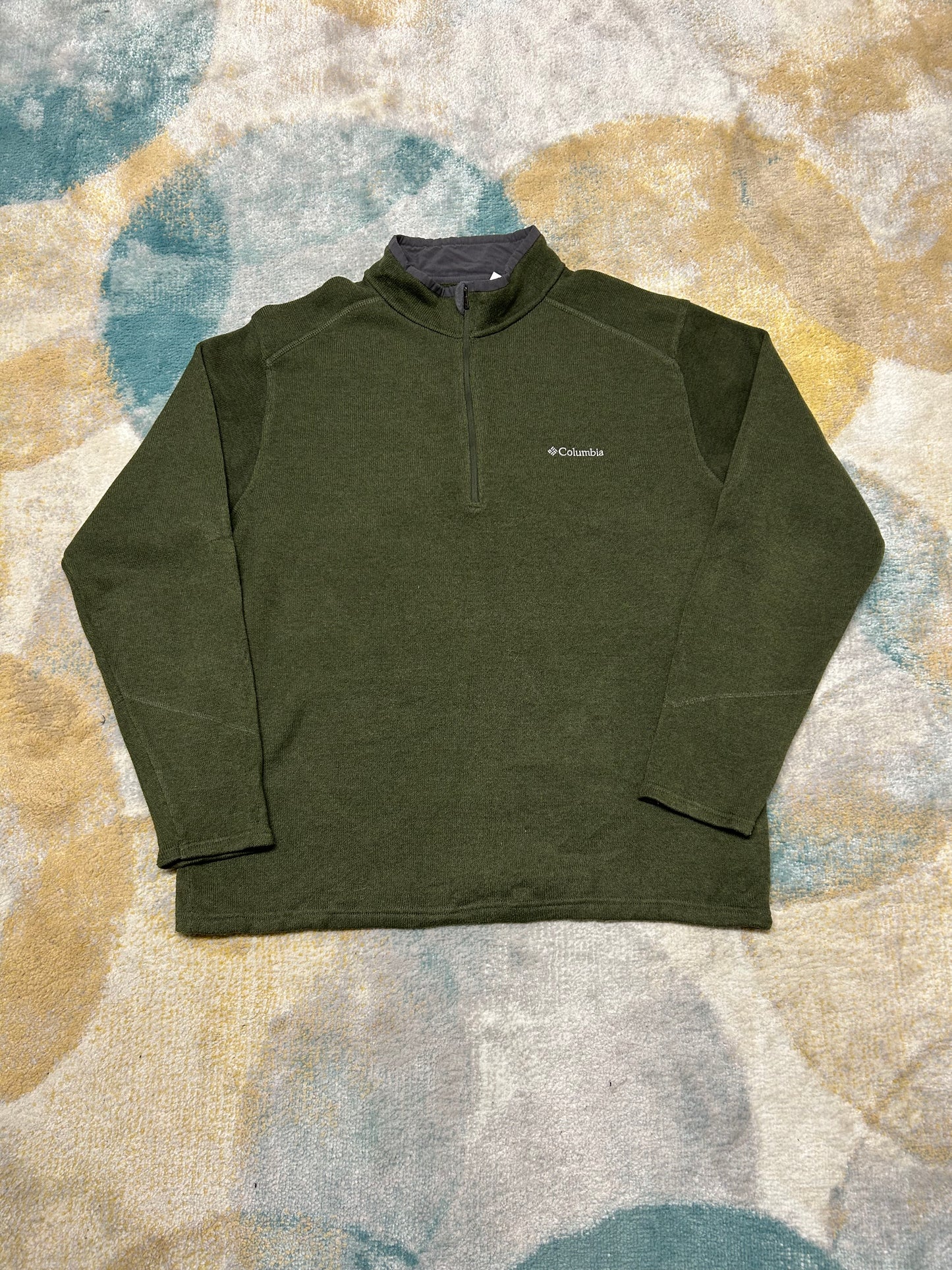 Columbia Forest Green Half-Zip