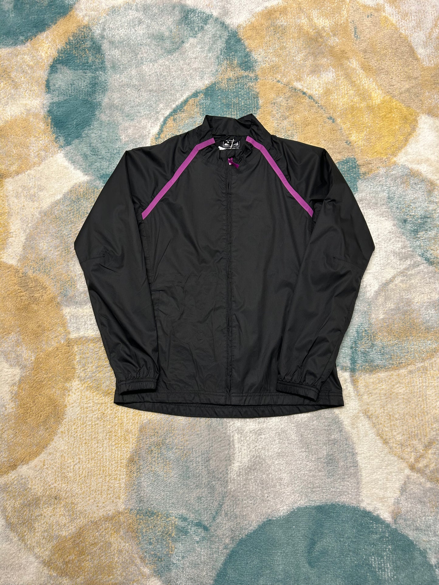 Adidas Black and purple windbreaker