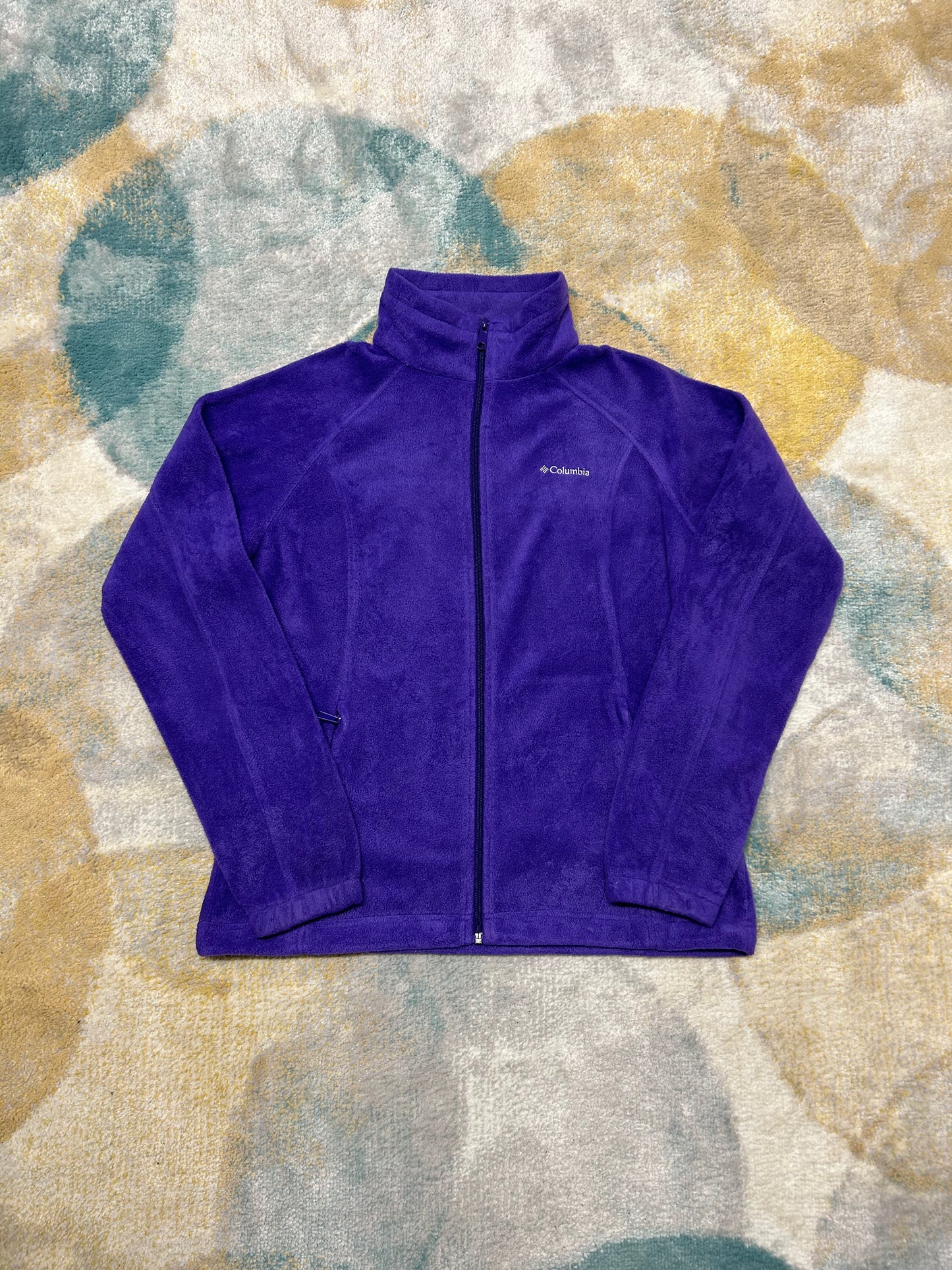 Columbia dark purple fleece jacket