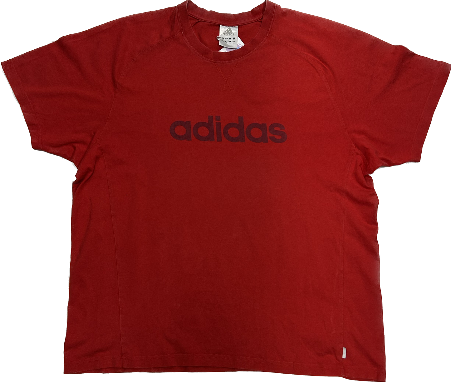 Adidas Burgundy Heavy Cotton T-Shirt