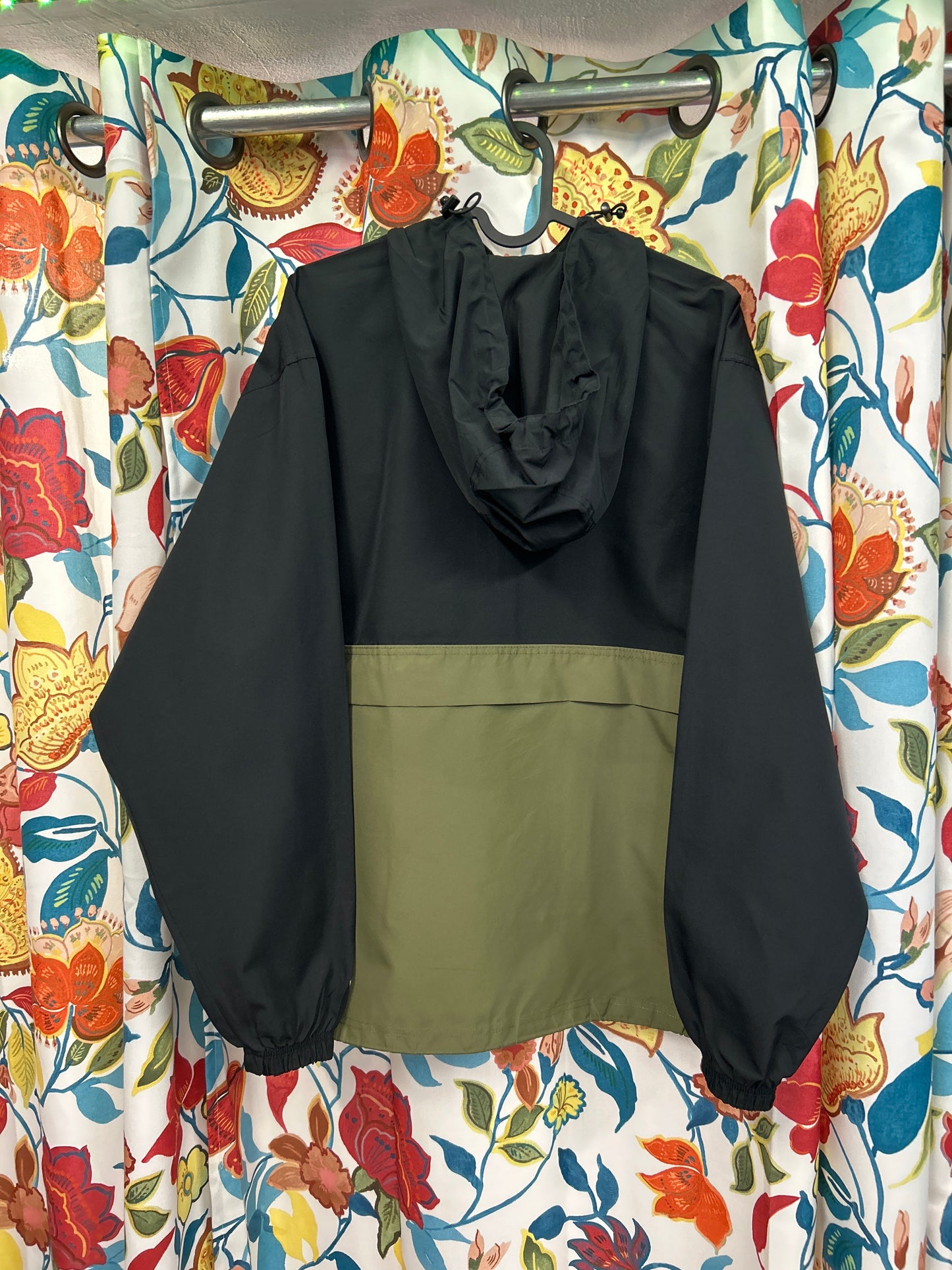 Champion black and olive green windbreaker (waterproof)