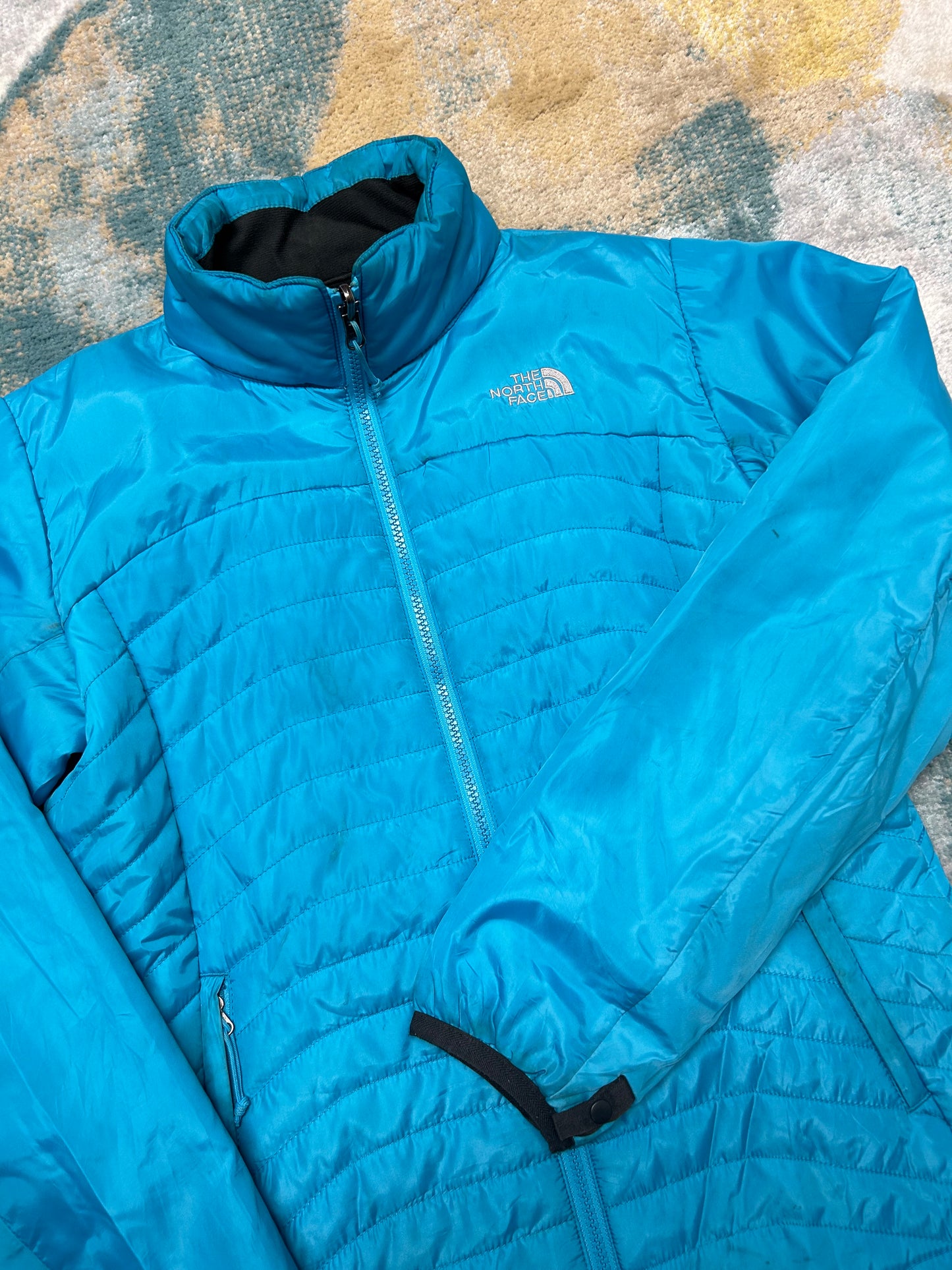 TheNorthFace Light Blue Puffer Jacket