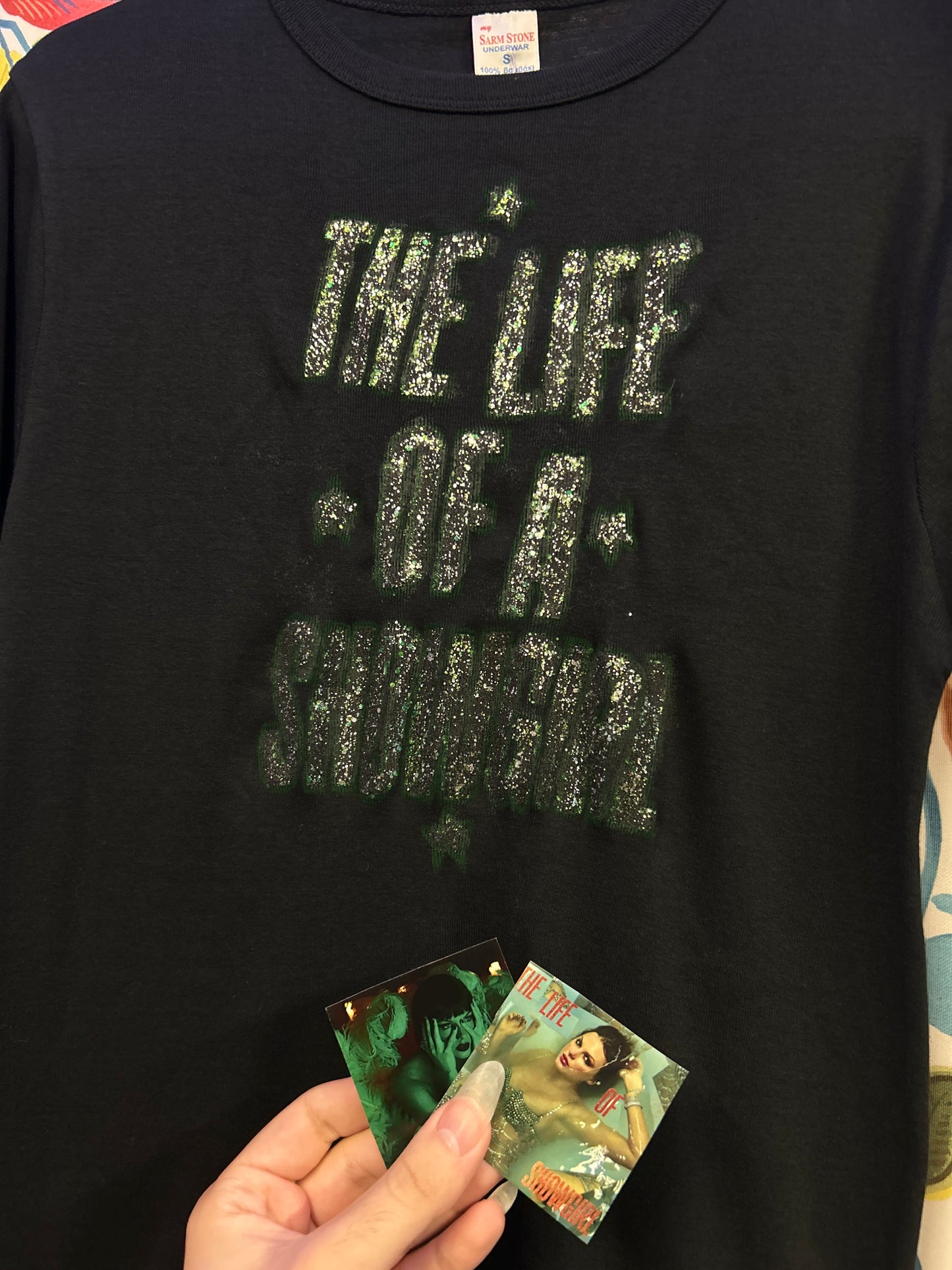 Taylor Swift 'The Life of a Showgirl' Black T-shirt