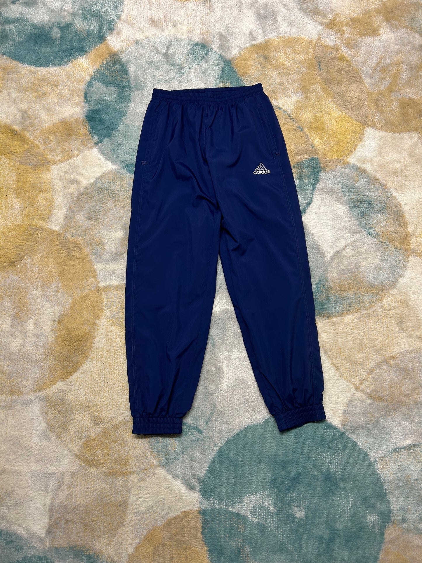 Adidas dark blue parachute pants