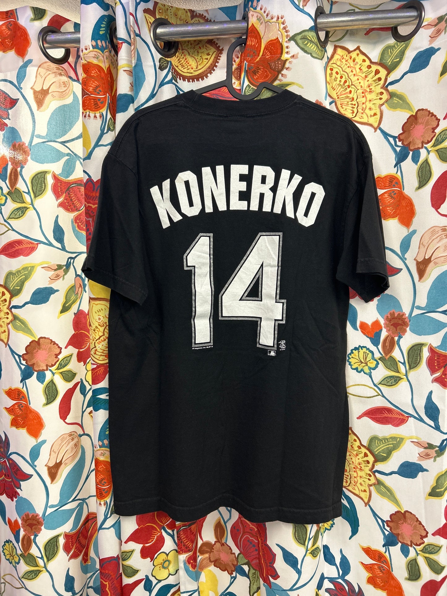 Black Cotton chicago 14 vintage Tshirt