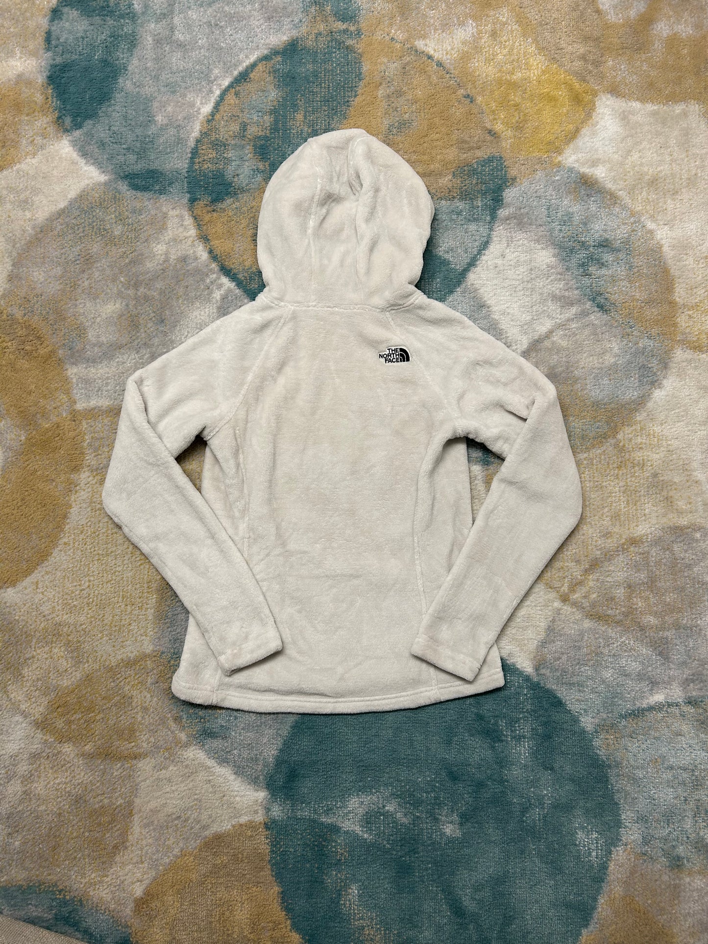 TheNorthFace white fluffy fleece