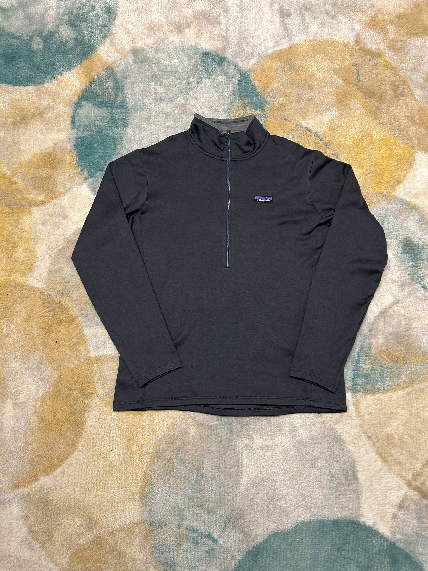 Patagonia dark grey Half-Zip Crewneck