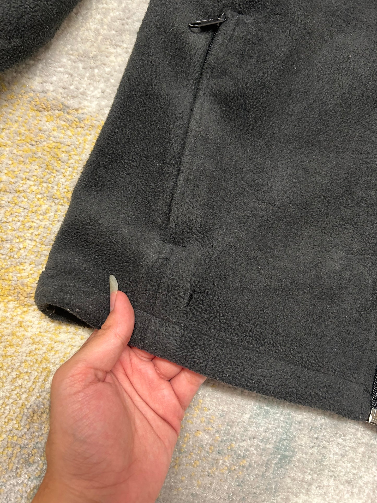 Columbia black heavy fleece jacket
