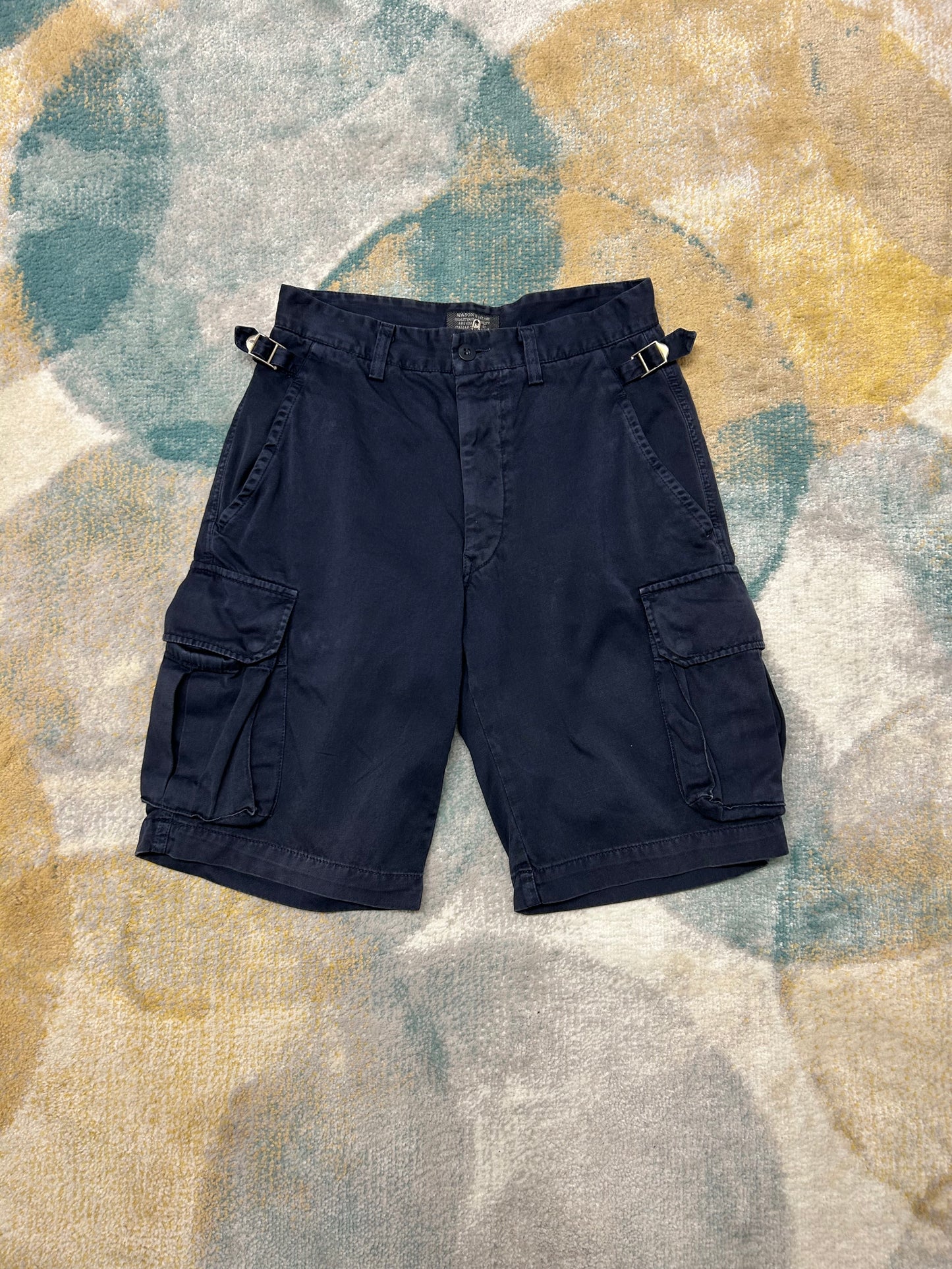 Dark blue cargo shorts