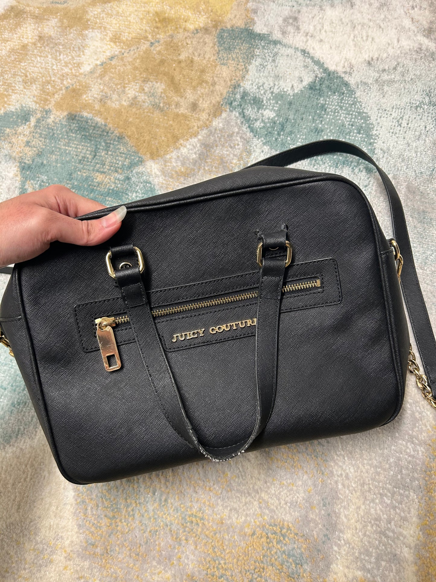 Juicy couture black shoulder back