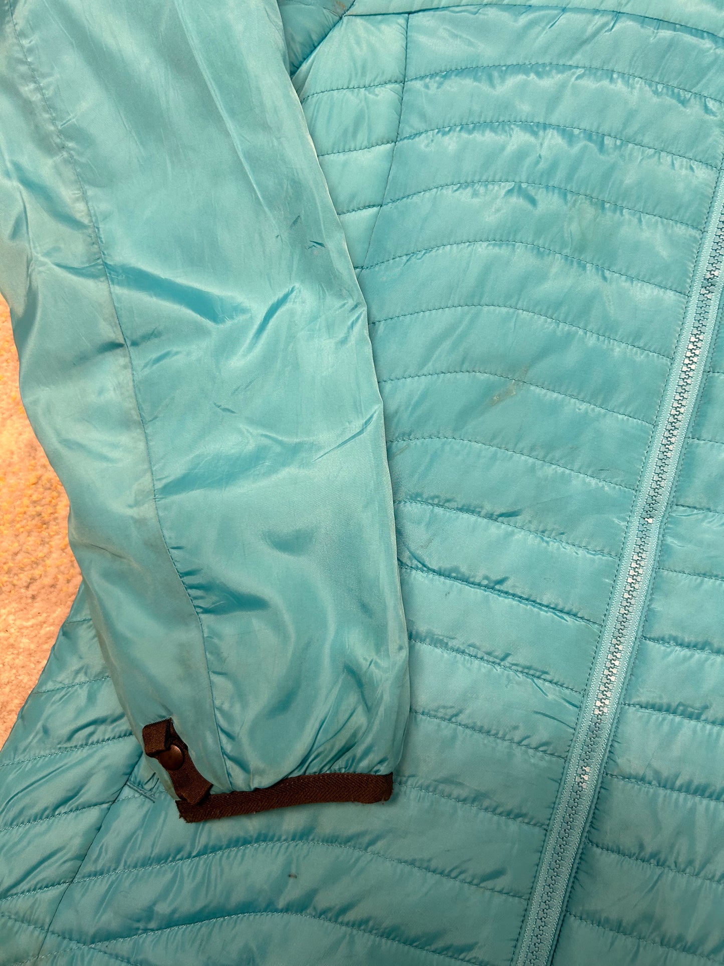 TheNorthFace Light Blue Puffer jacket
