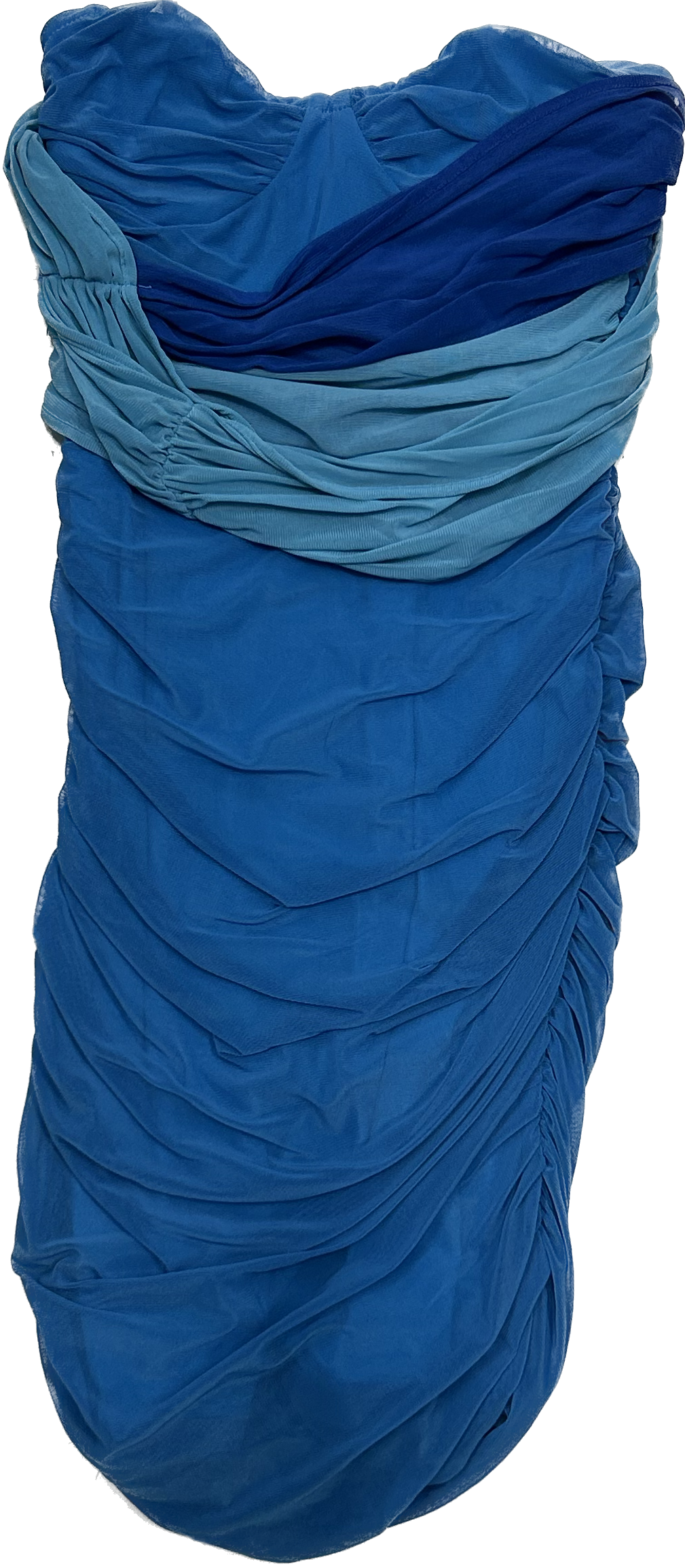 Turquoise Strapless Dress