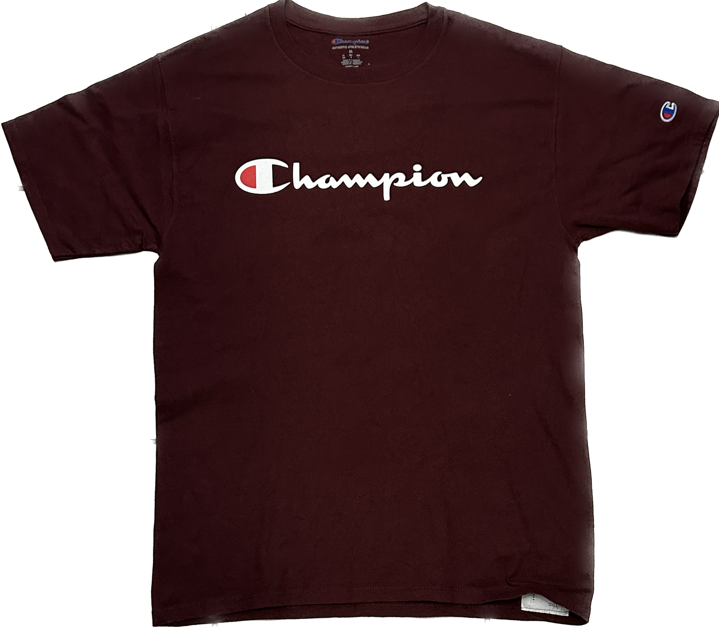 Champion Burgundy Cotton T-shirt
