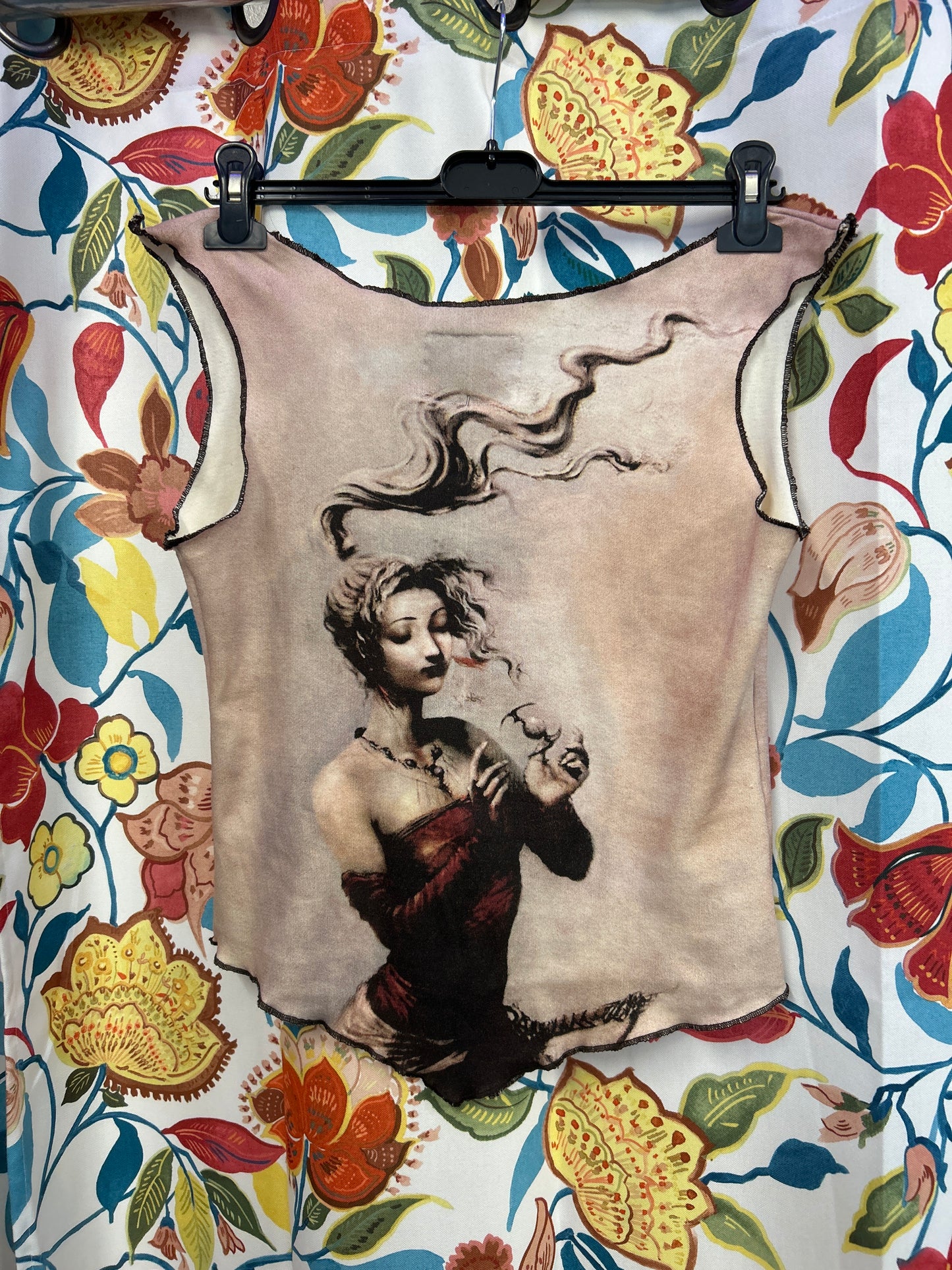 Y2k designer woman figure top