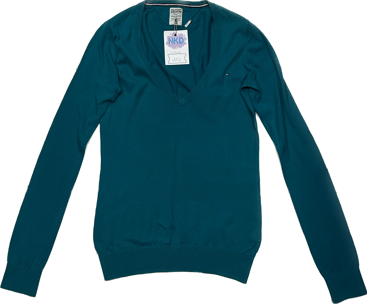 Tommy Hilfiger Dark Teal Knit