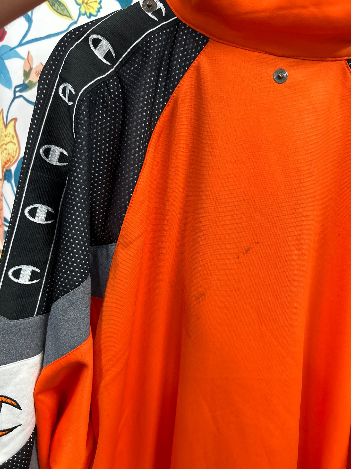 Champion retro neon orange jacket
