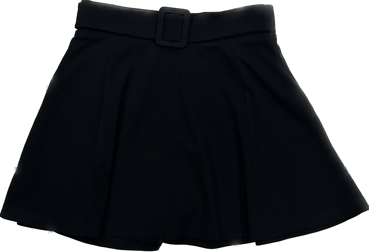 Black Skirt with Buckle