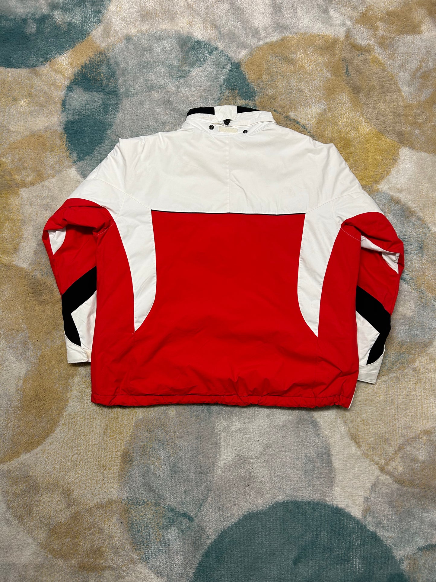 Columbia Red and White Waterproof Heavy Jacket