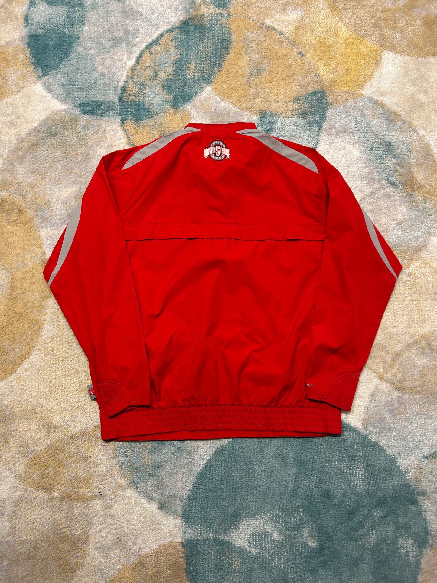 Nike 00's Red Ohio State Retro Half-Zip (Waterproof)