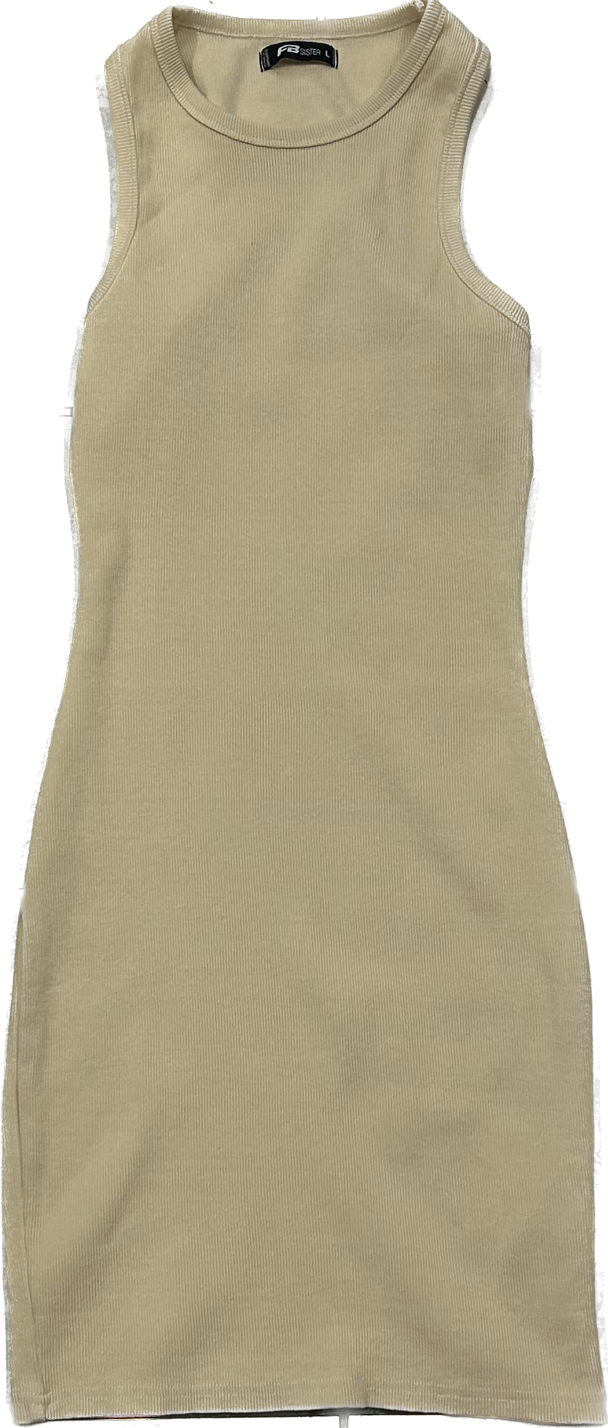 Beige Skin-Tight Fit Dress