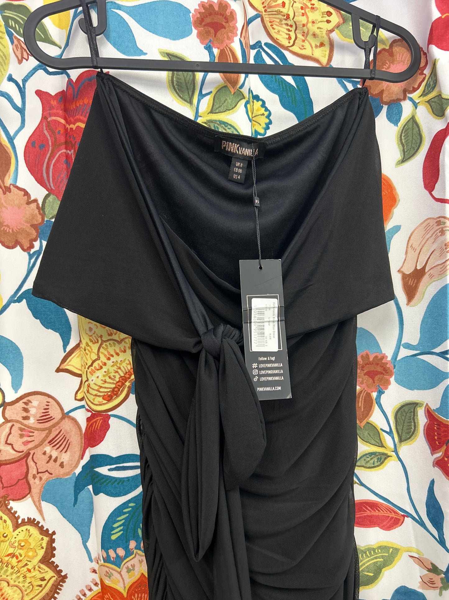 Pink vanilla black deadstock dress