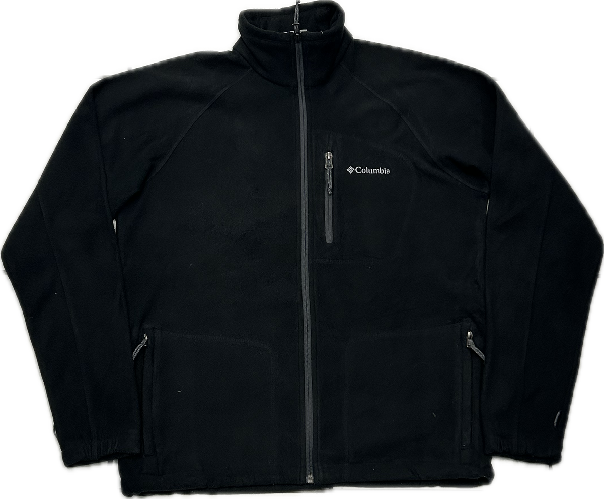 Columbia Black Heavy Fleece Jacket
