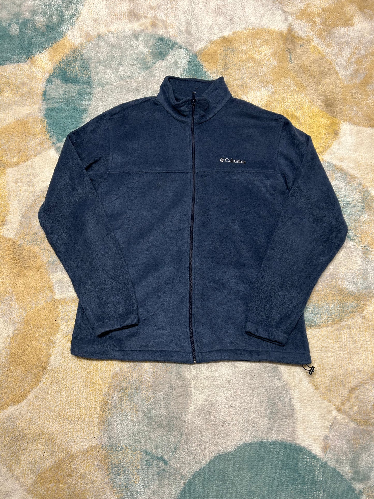 Columbia Dark Blue Heavy Fleece Jacket
