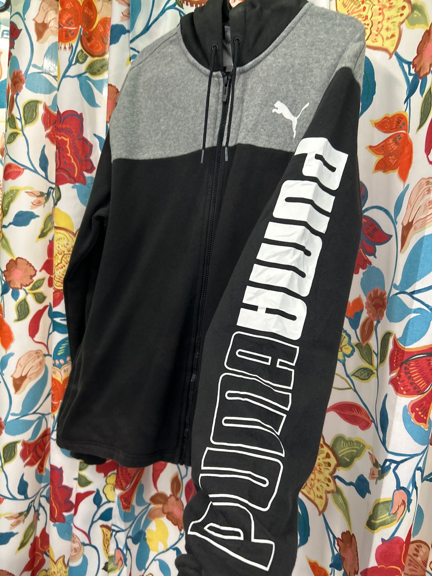 Puma black and grey cotton jacket