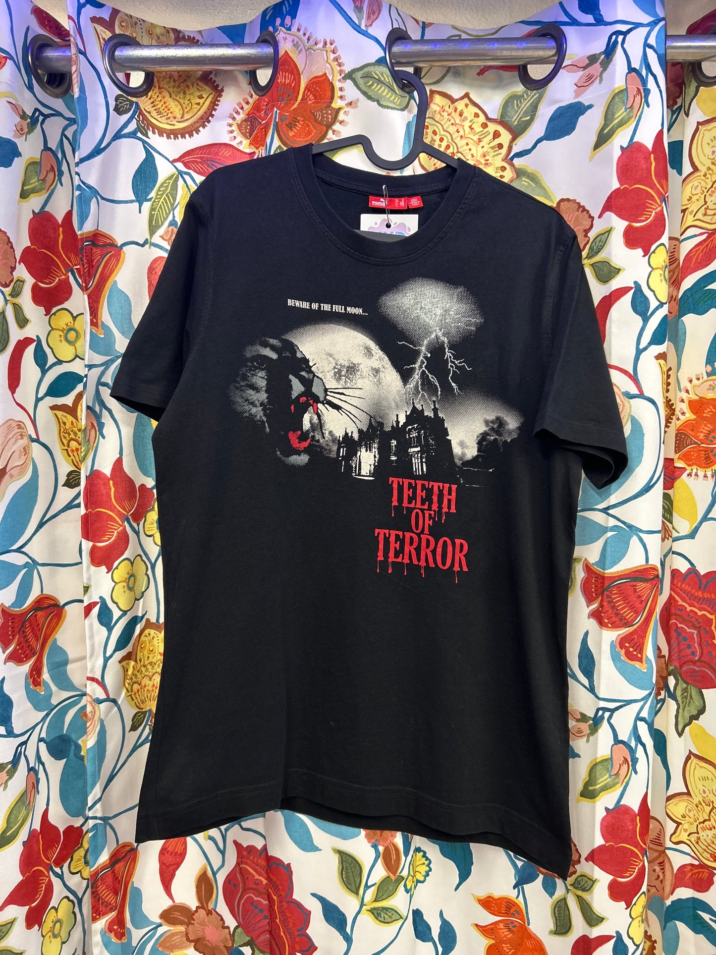 Puma teeth of terror retro graphic t-shirt