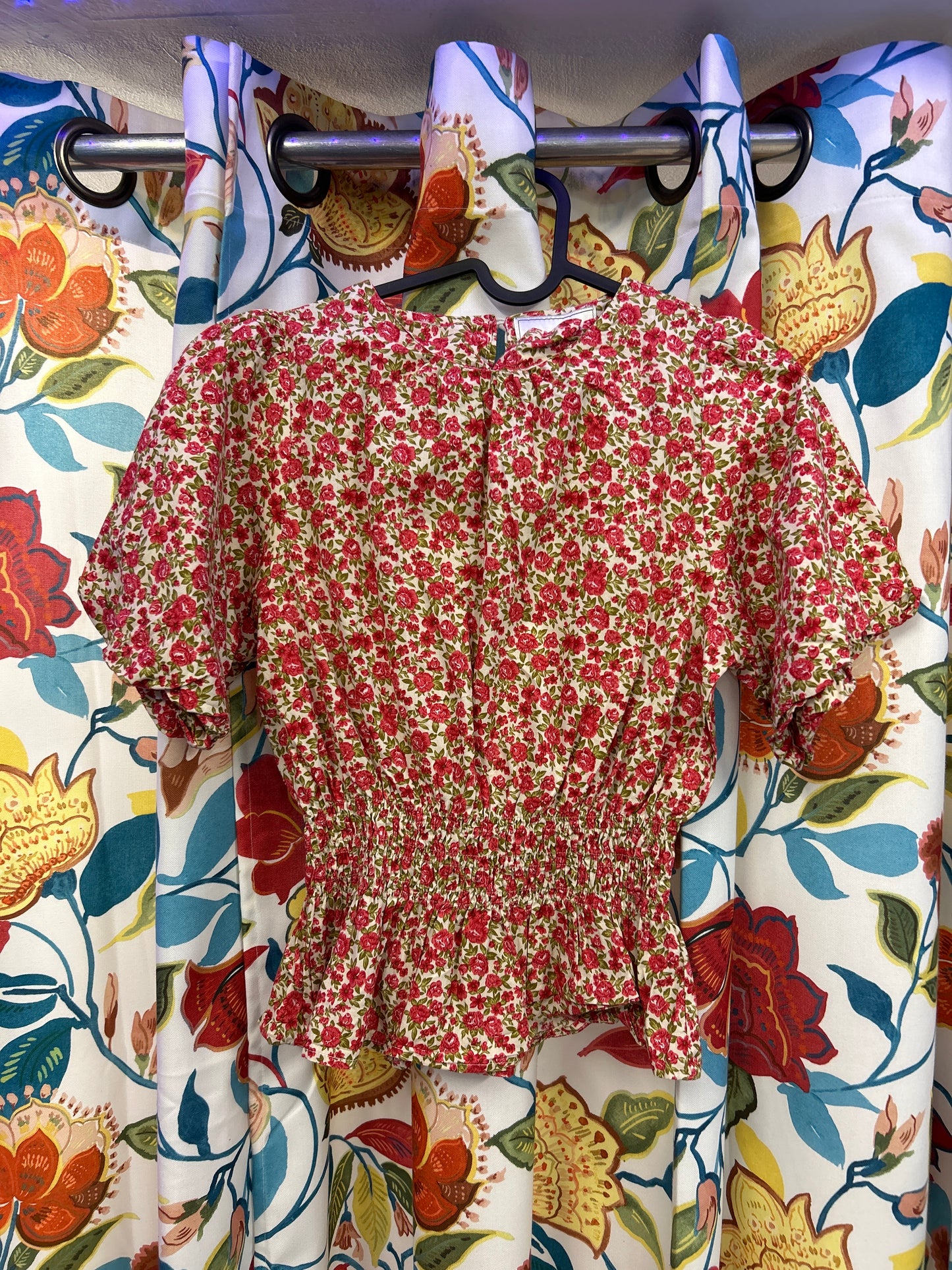 Y2k floral top