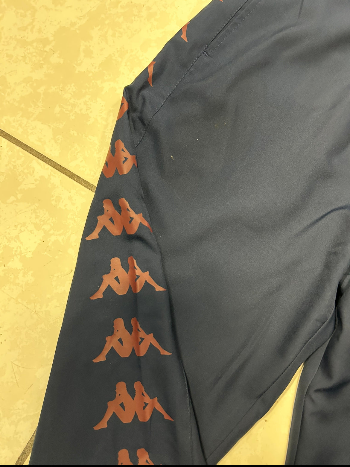 Kappa Dark Blue and Burgundy Trackpants