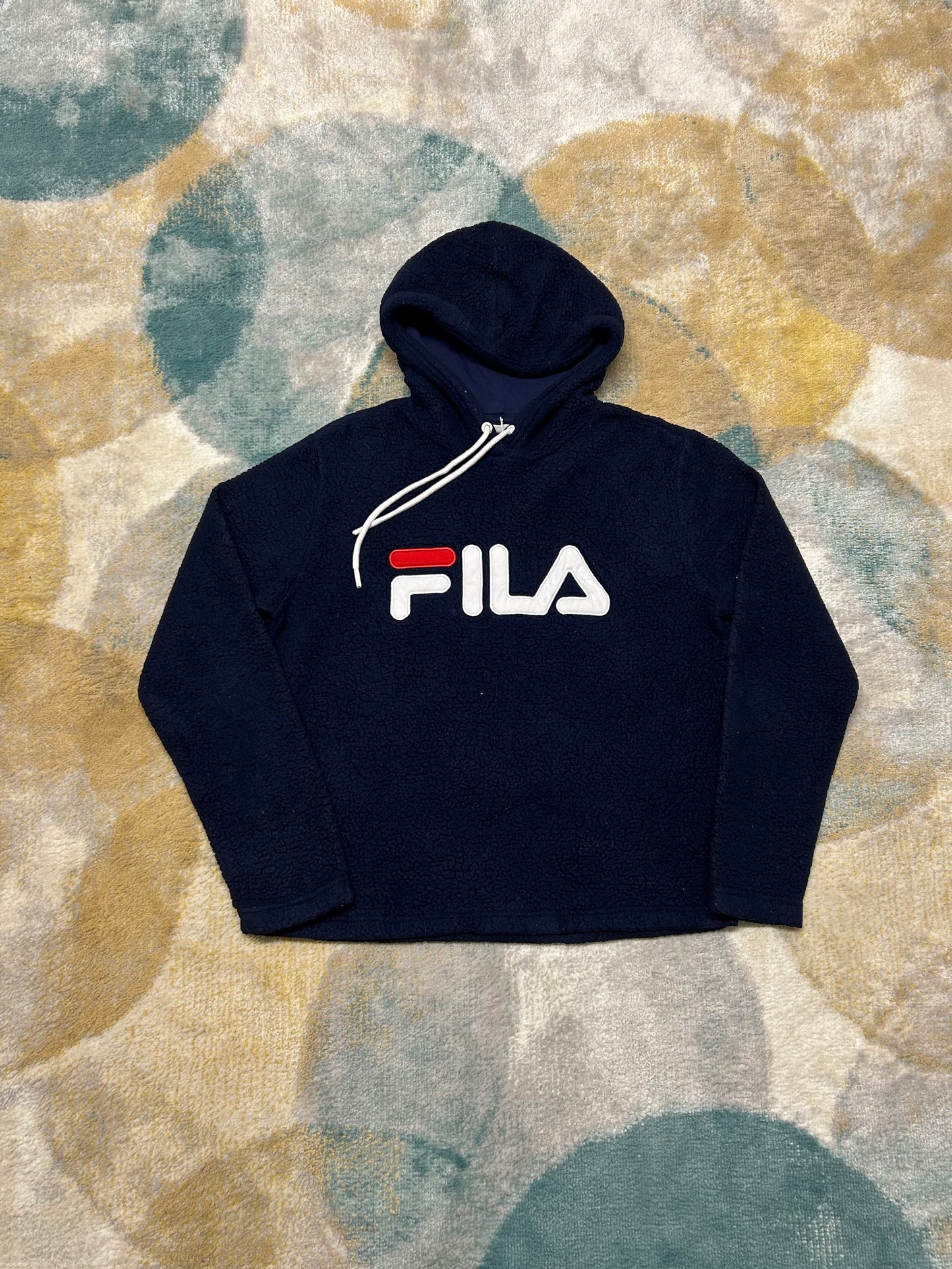 Fila fluffy dark blue fleece