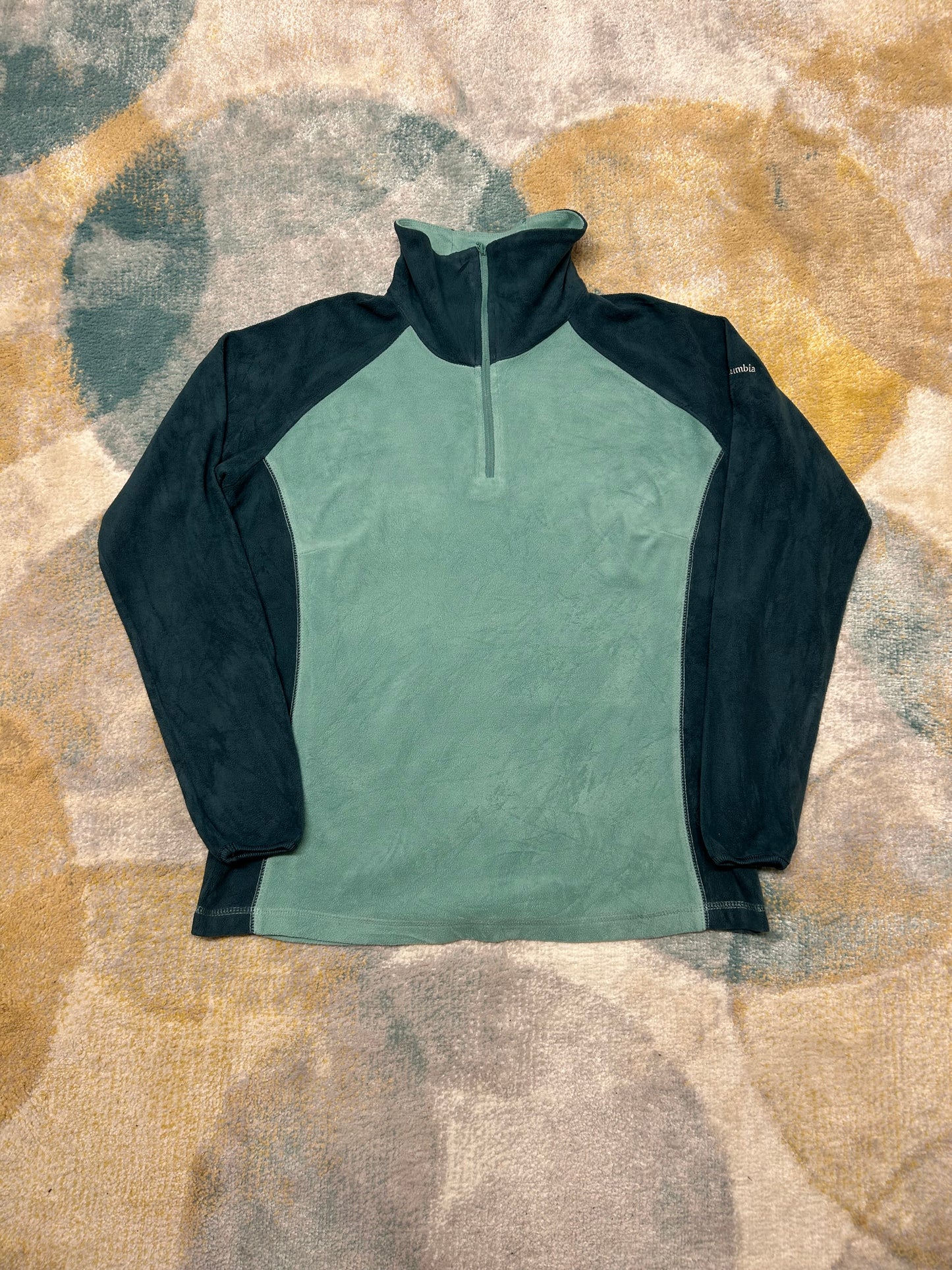 Columbia Dual Emerald Green Fleece Half-Zip