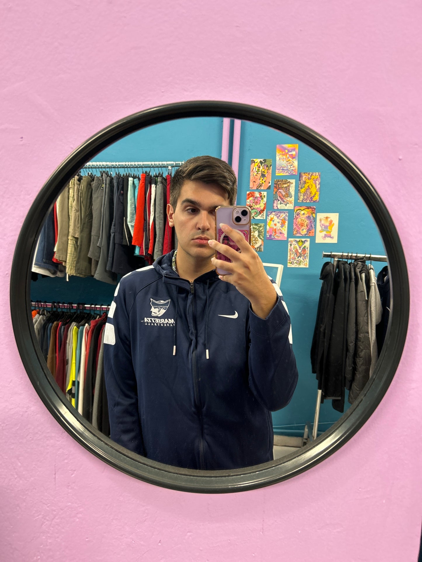 Nike dark blue and black jacket