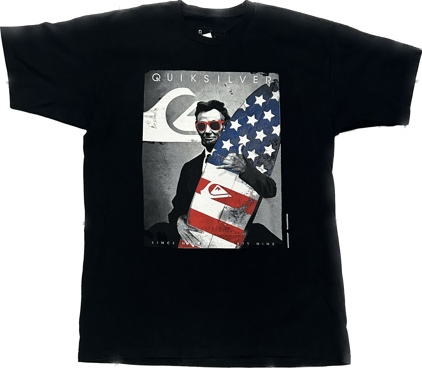 Quiksilver Black Graphic Tee
