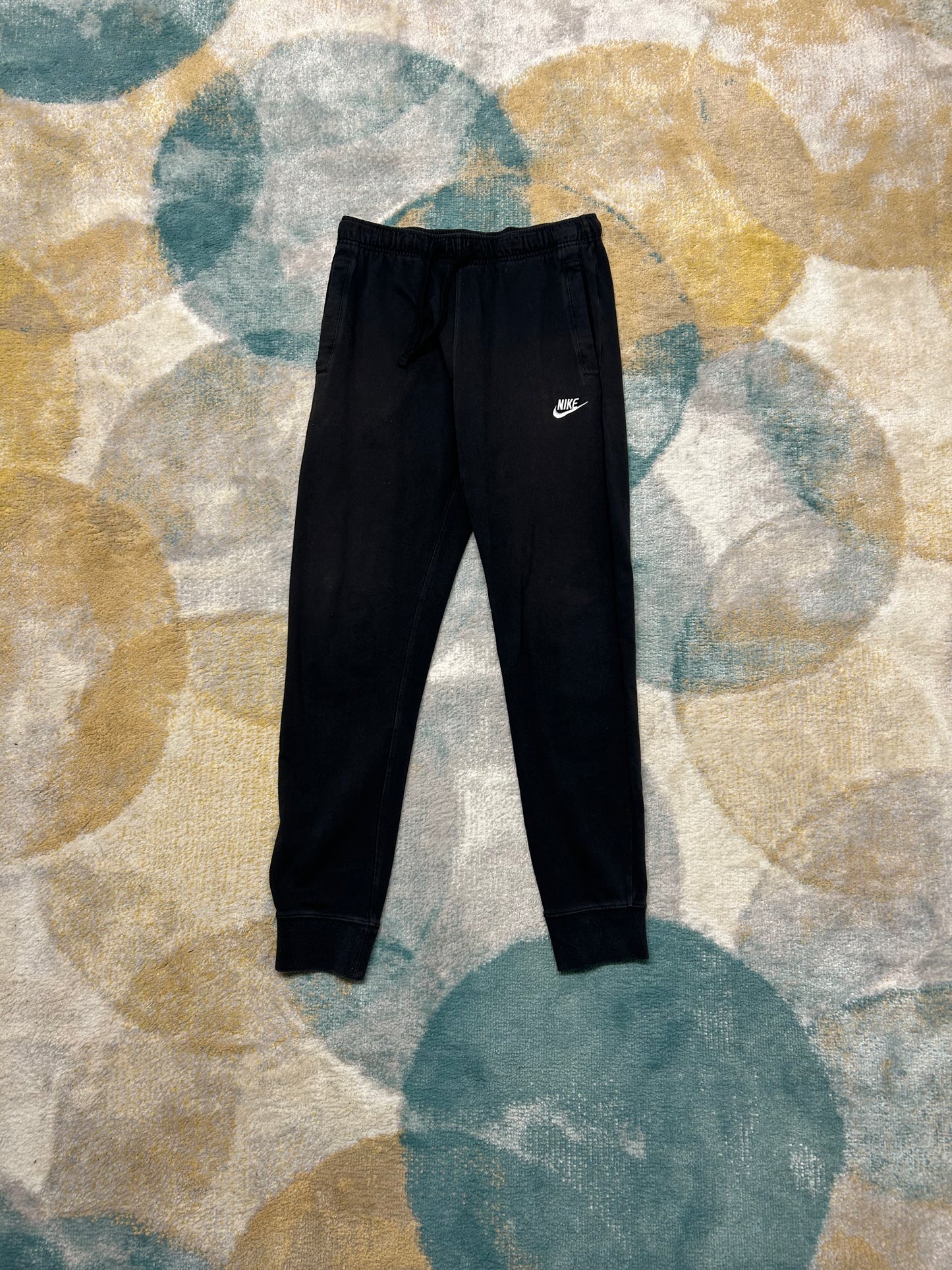 Nike Black Cotton Trackpants
