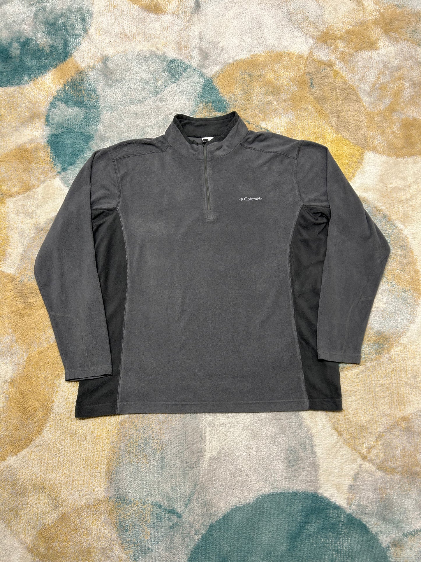 Columbia dual grey fleece Half-Zip