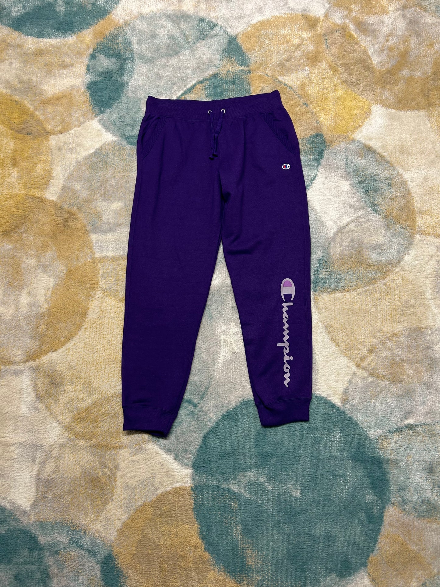 Champion purple Cotton sweatpants