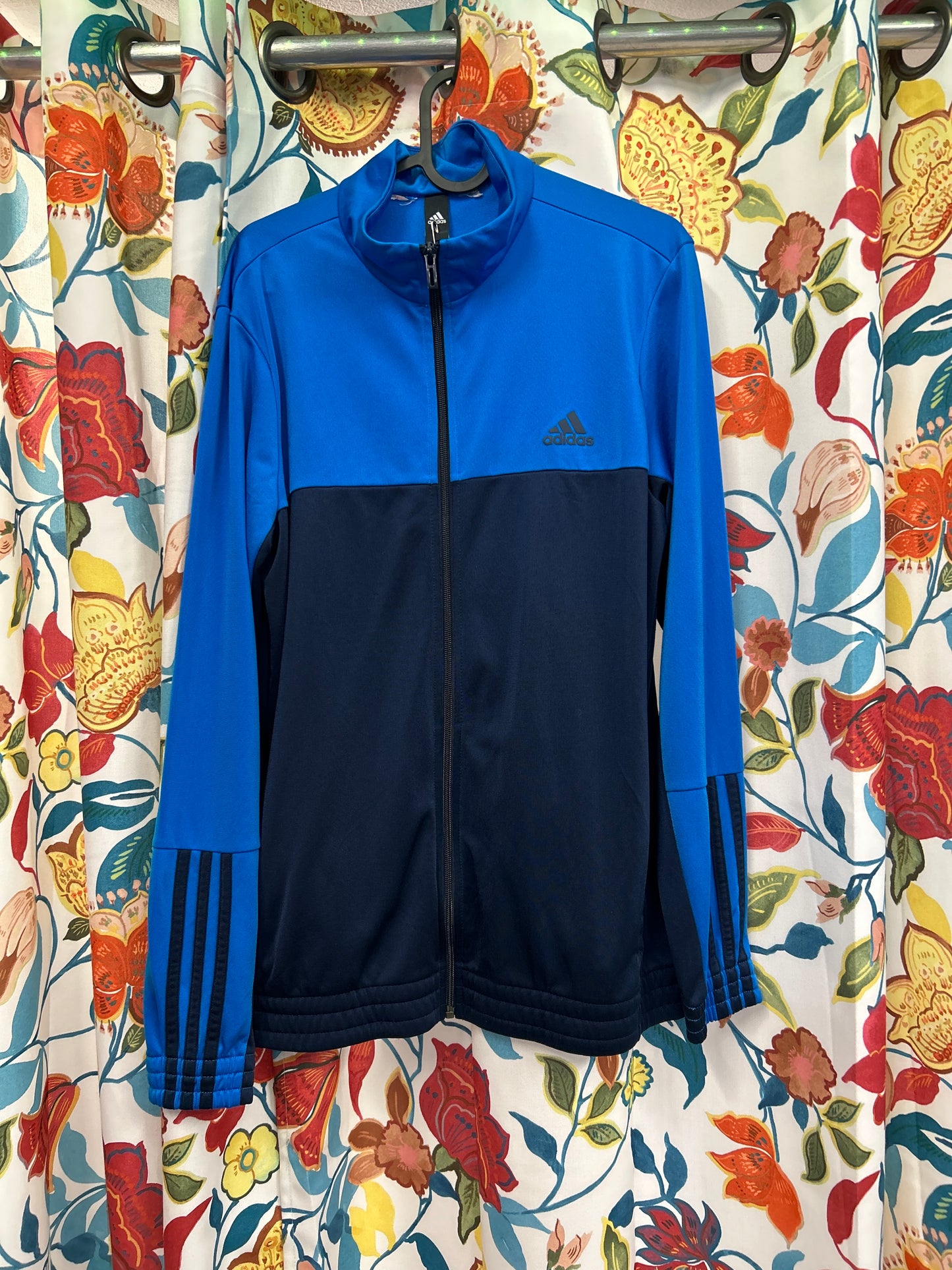Adidas dual blue track jacket