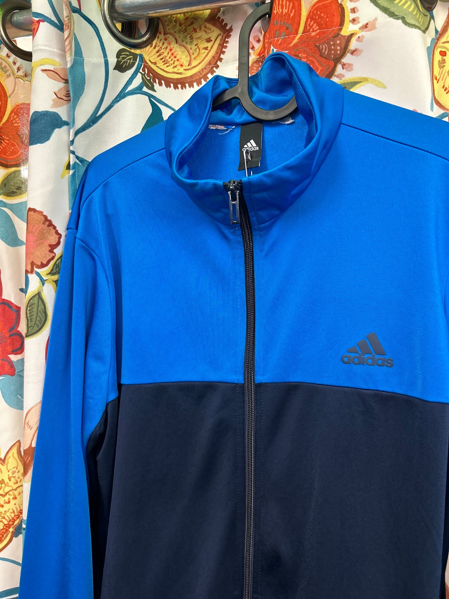 Adidas dual blue track jacket