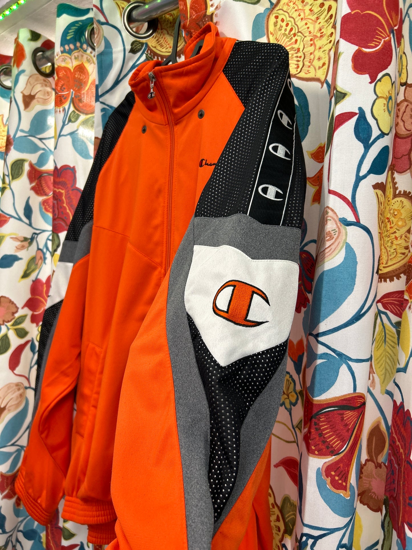 Champion retro neon orange jacket