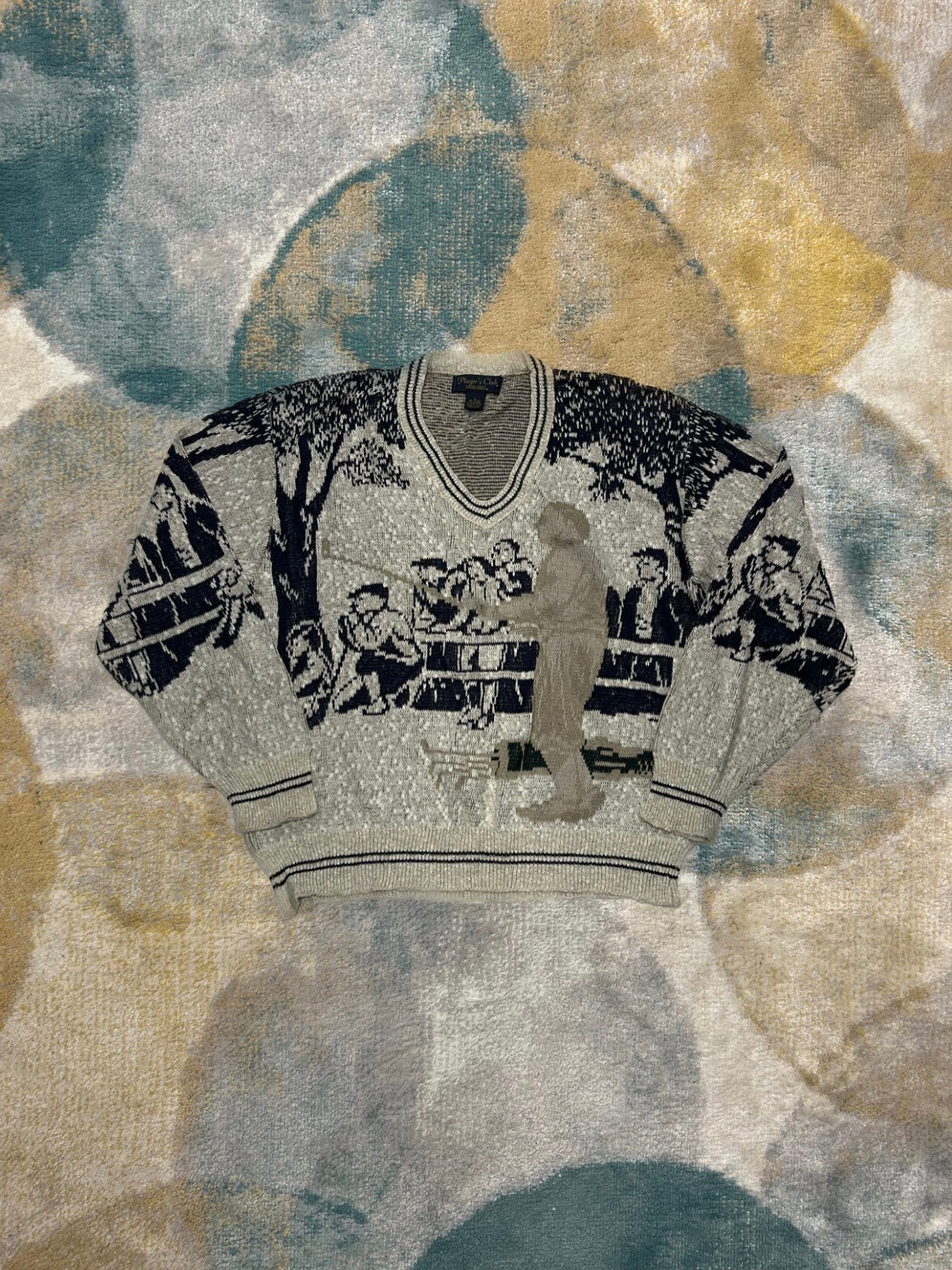 Beige Fisherman Knit