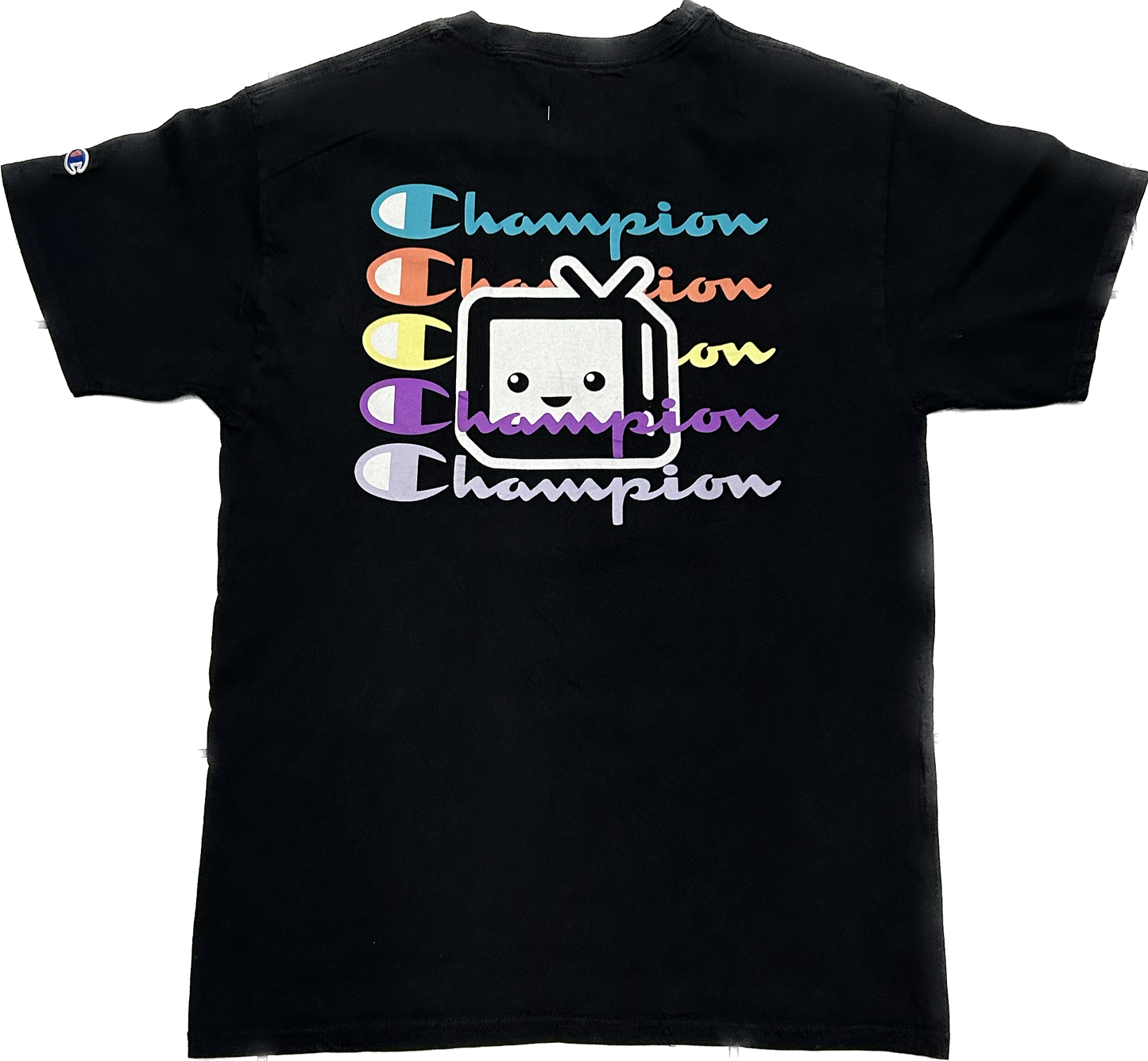 Champion Black Graphic Back T-shirt