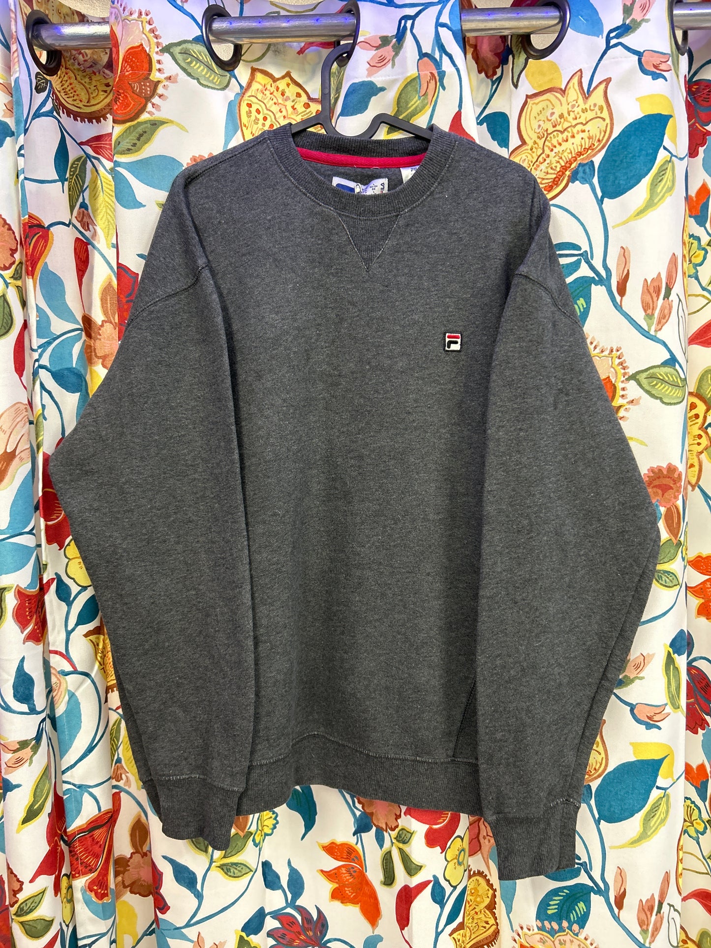 Fila dark grey cotton Crewneck