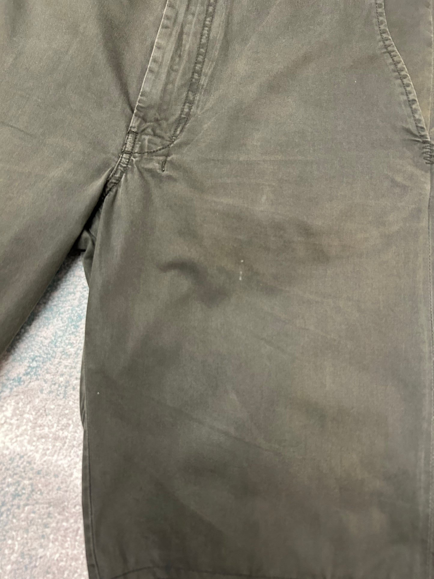 Diesel dark olive green shorts