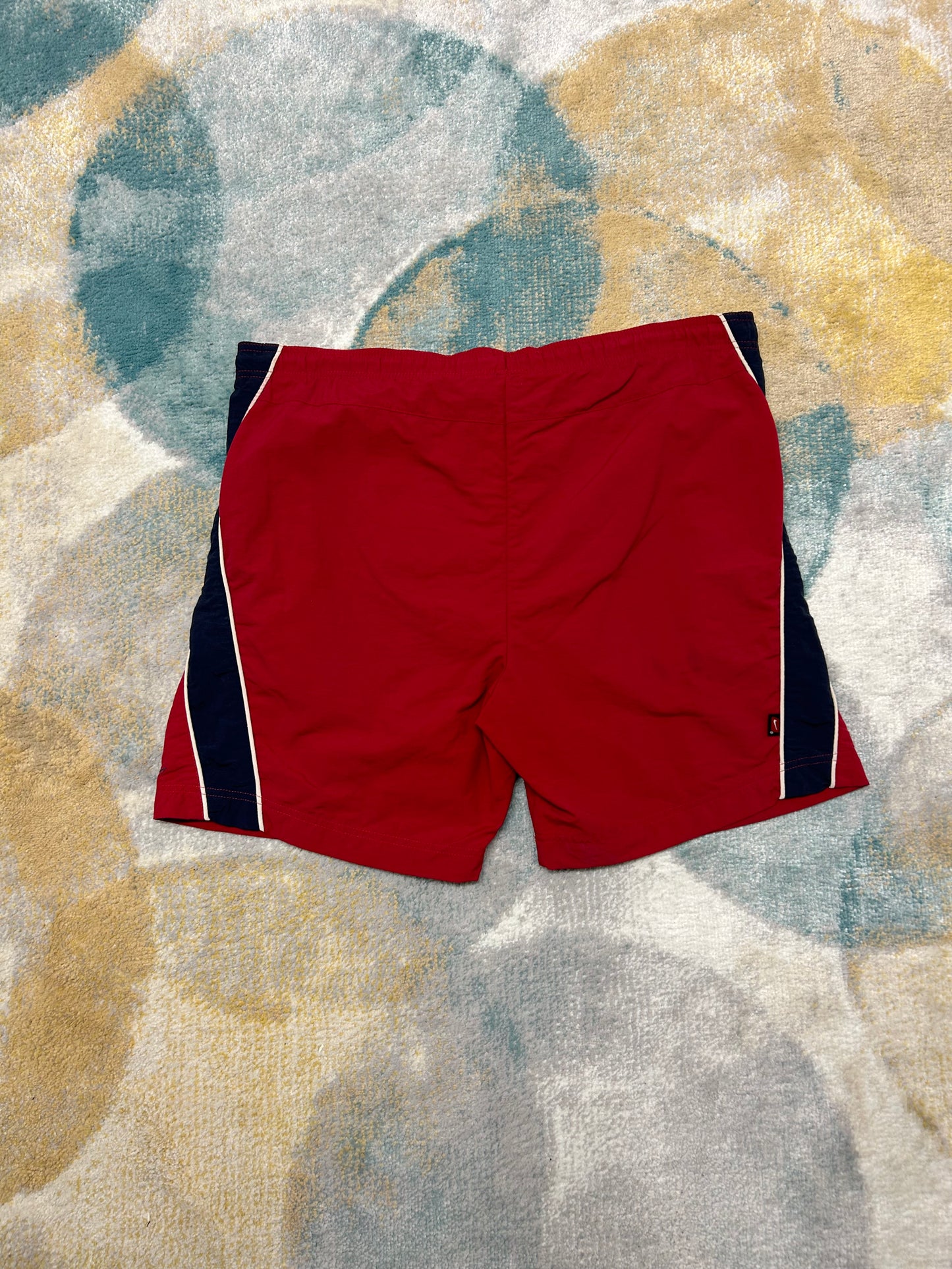 Nike early 00's Burgundy and black swimming shorts