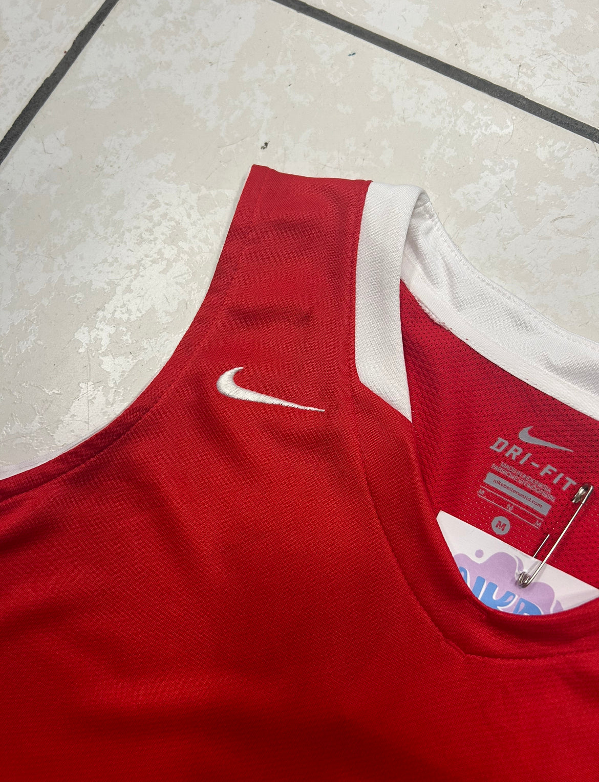 Nike Red Athletic Tank Top