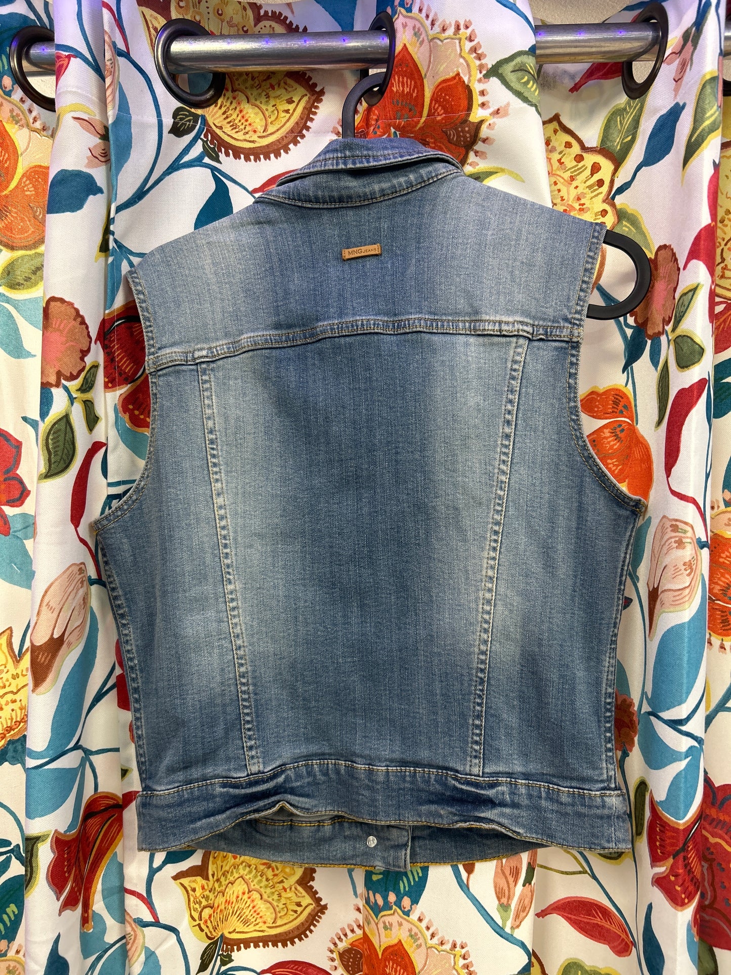 Y2k mango denim vest