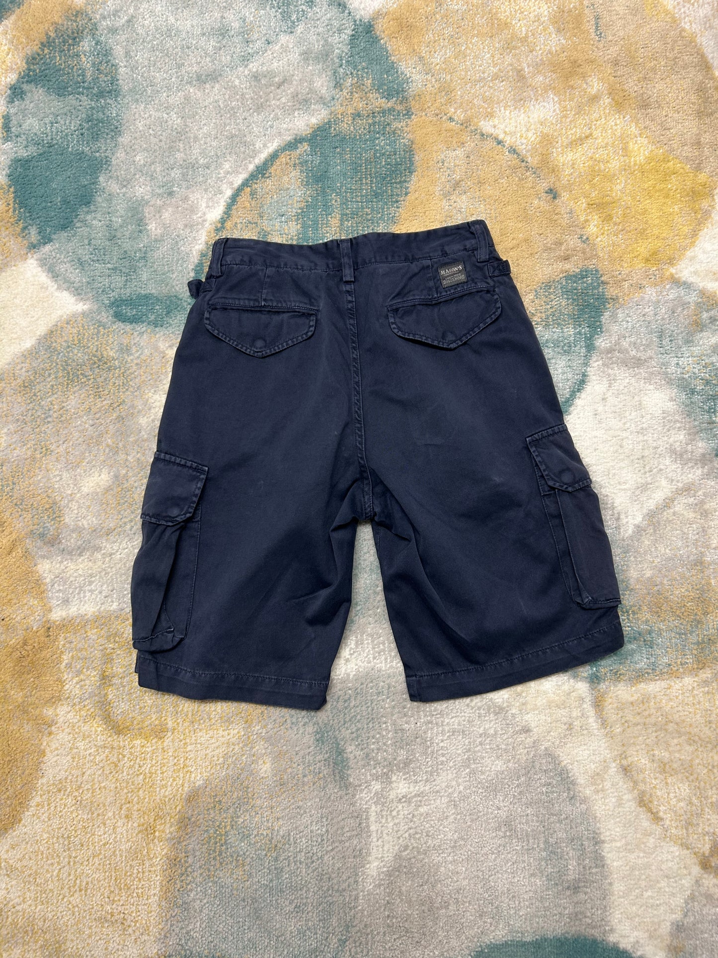 Dark blue cargo shorts