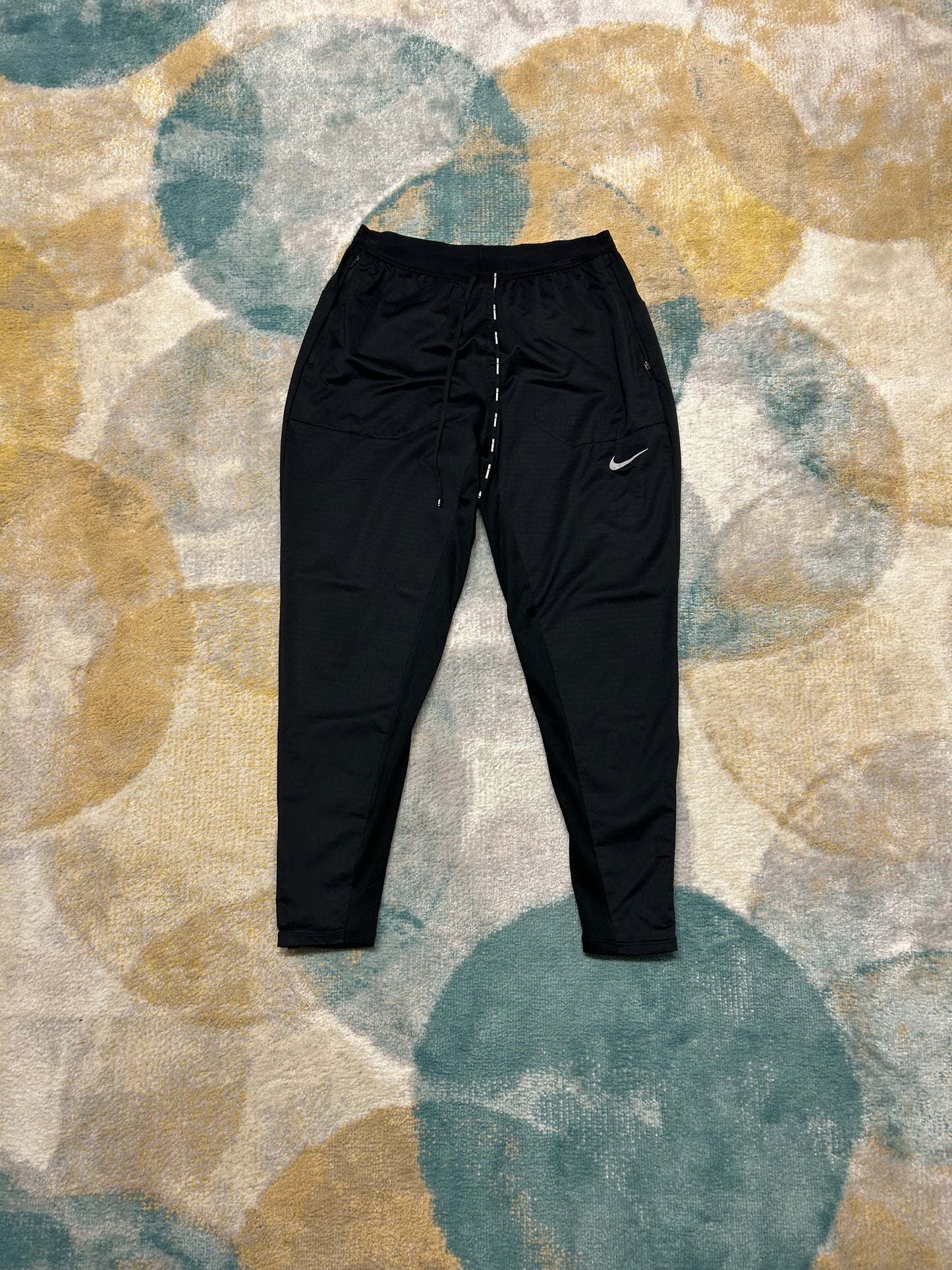 Nike Black running DriFit Trackpants